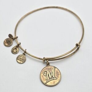 ALEX‎ & ANI Initial M Bracelet MLBP Major League Baseball Player Made In USA!!